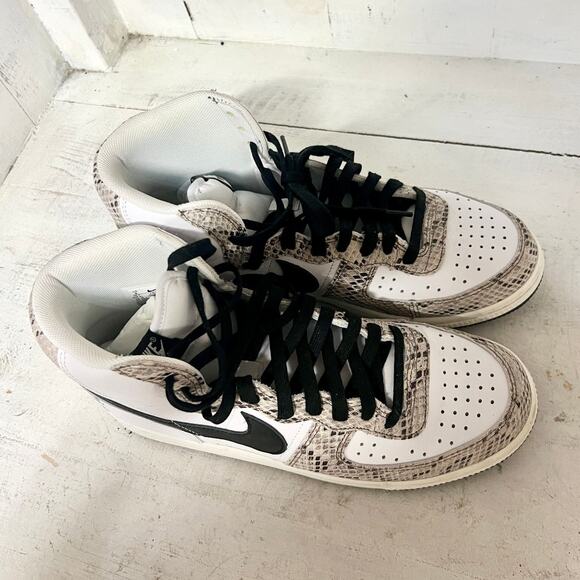 Nike Terminator High Top Lace Up Varsity Sneaker Cocoa Snake Men's Size US 8 - Picture 3 of 9